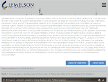 Tablet Screenshot of lemelsoncapital.com